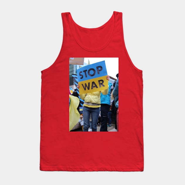 STOP WAR Tank Top by Monument 7